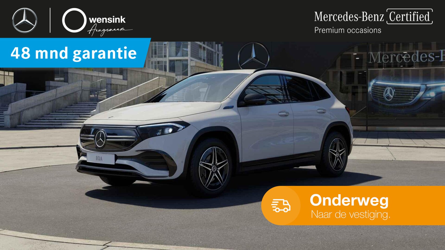 Mercedes-Benz EQA - 250 AMG Line 67 kWh | Rijassistentiepakket | Premium Pakket | Trekhaak | 360 graden camera - AutoWereld.nl