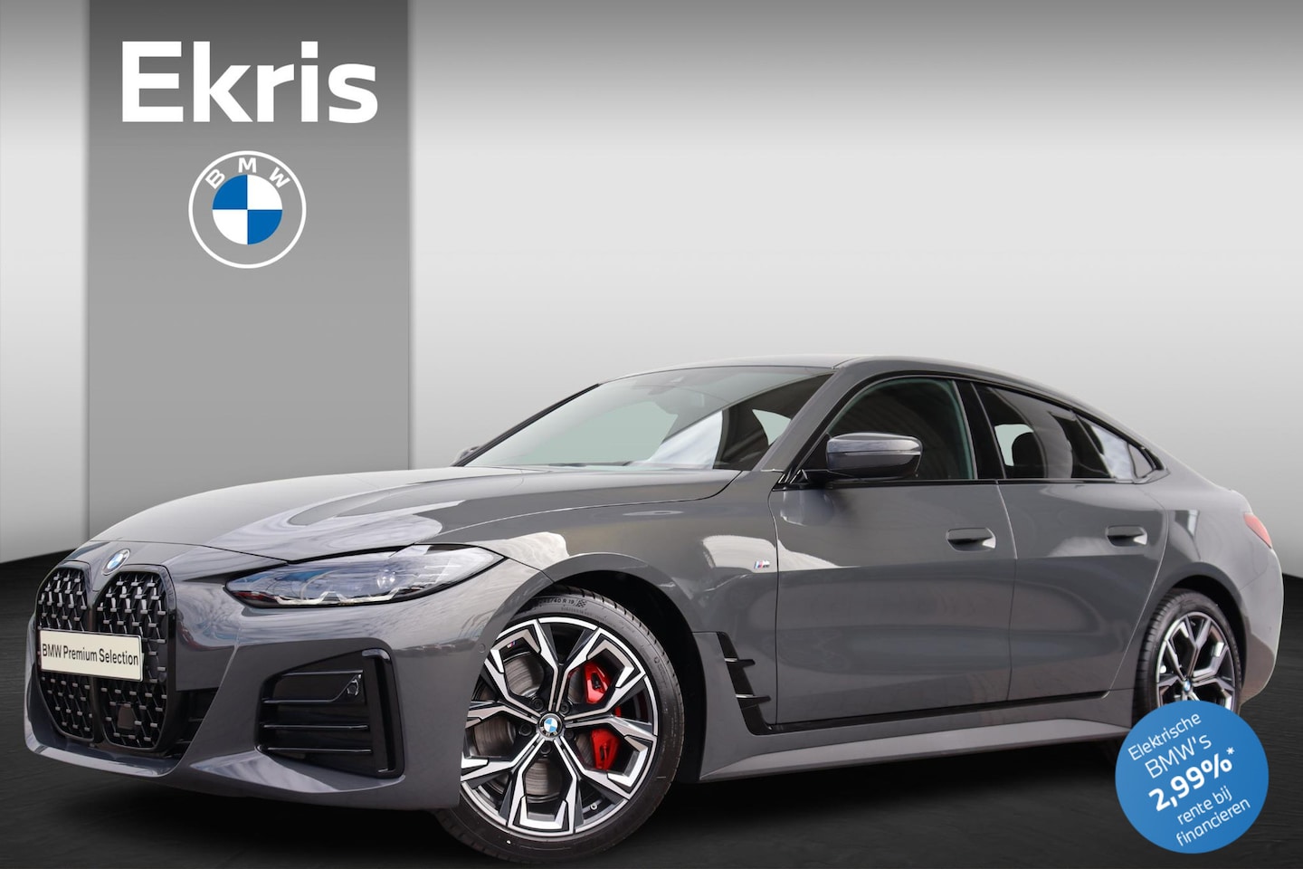 BMW i4 - eDrive40 High Executive M-Sportpakket 84 kWh / Harman Kardon / Extra Getint Glas / Schuif - AutoWereld.nl