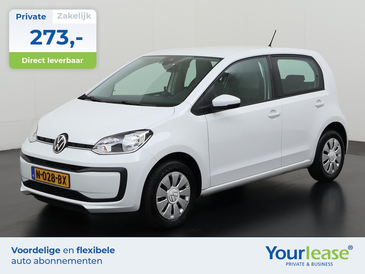 Volkswagen Up! - 1.0 | All-in 273,- Private Lease | Zondag Open! - AutoWereld.nl