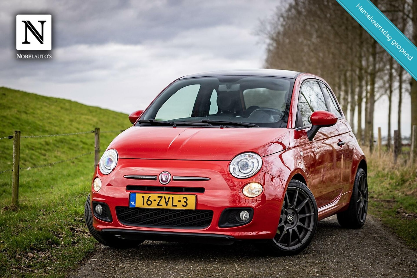Fiat 500 - S 0.9 TwinAir Lounge Turbo|86pk |Nap | Leer | 17inch - AutoWereld.nl