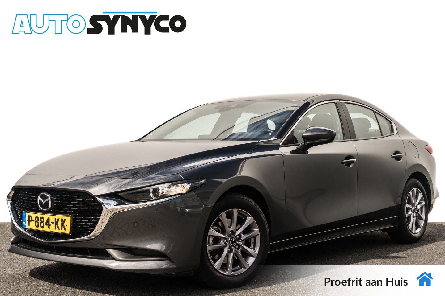 Mazda 3 - 2.0 e-SkyActiv-G M Hybrid 122 Comfort I Wide Screen Navi I Head Up Display I Camera I LED - AutoWereld.nl