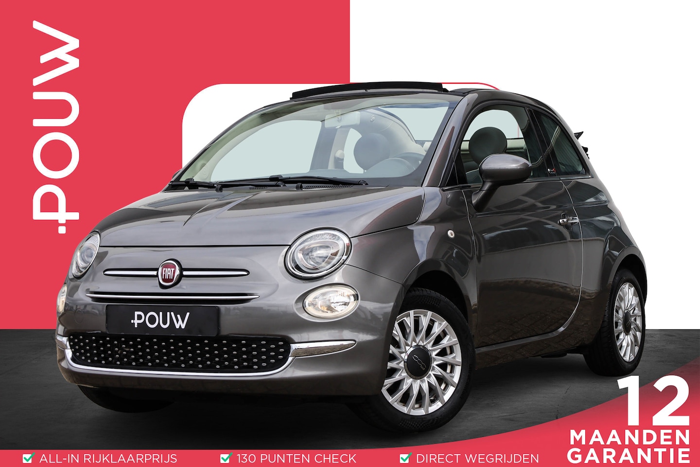 Fiat 500 C - 0.9 80pk TwinAir Turbo Lounge | Cabrio | DAB+ | Airco - AutoWereld.nl