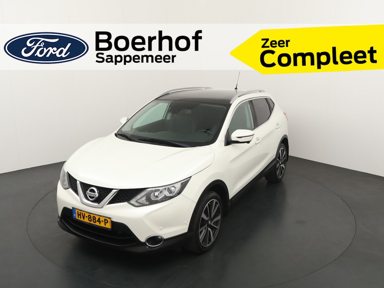 Nissan Qashqai - 1.6 Tekna | Pano | Leer | Trekhaak | 360camera | 19'' | Voorruitverw. | Clima | - AutoWereld.nl
