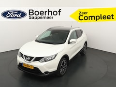 Nissan Qashqai - 1.6 Tekna | Pano | Leer | Trekhaak | 360camera | 19'' | Voorruitverw. | Clima |