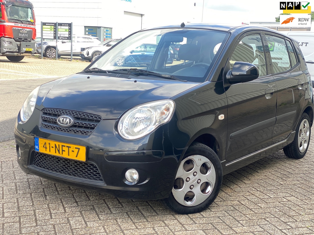 Kia Picanto - 1.0 Q/5drs/ nap/ 3e EIG/ 1jaar apk/ boekje aanwezig/ airco/ EL-ramen/ zeer nette auto - AutoWereld.nl