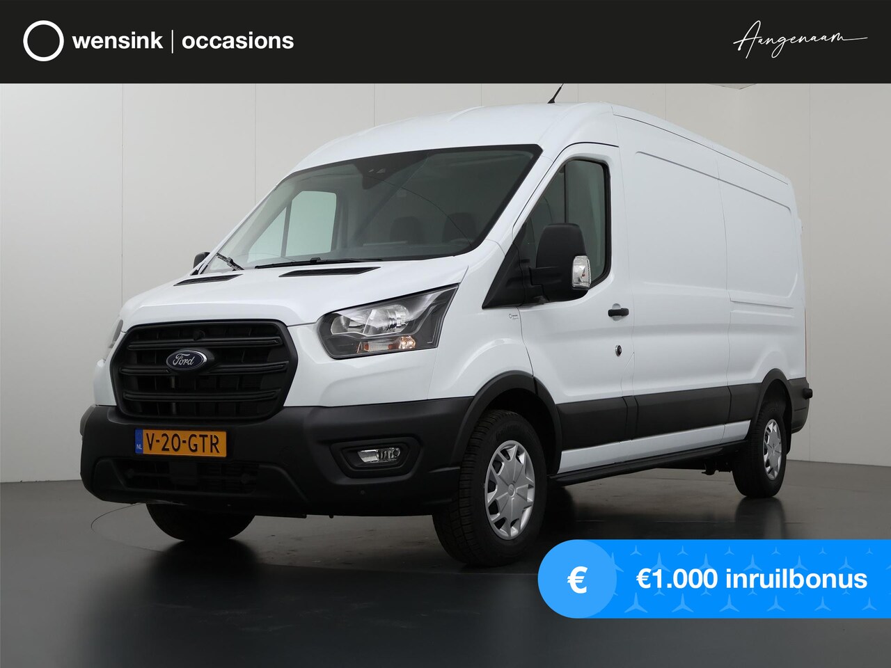 Ford Transit - 350 2.0 TDCI L3 H2 TREND TREKHAAK 2500KG AHW | CLIMATE CONTROL | NAVIGATIE | PARKEERSENSOR - AutoWereld.nl