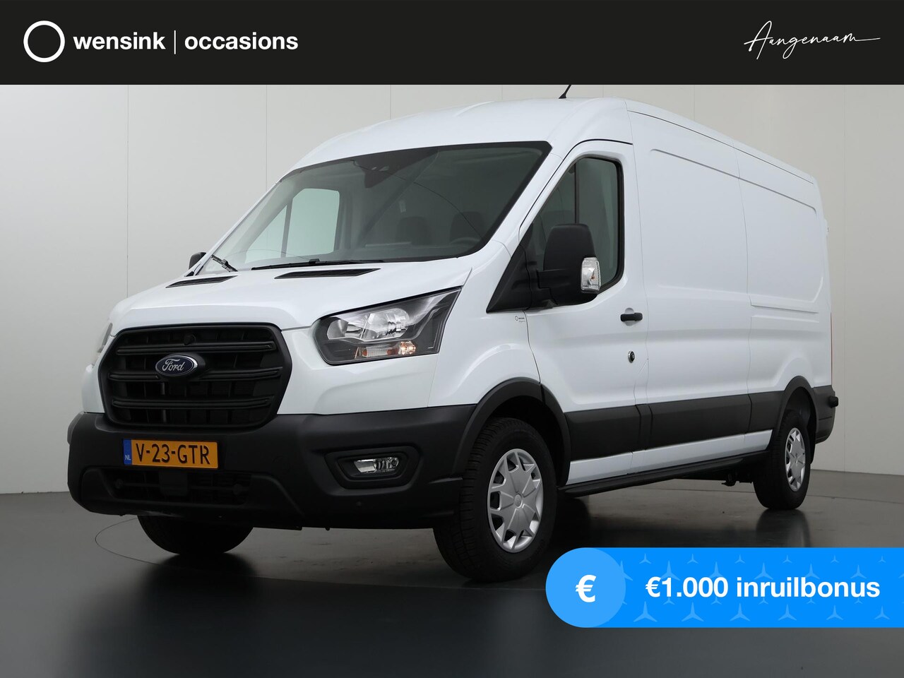 Ford Transit - 350 2.0 TDCI L3 H2 TREND TREKHAAK 2500KG AHW | CLIMATE CONTROL | NAVIGATIE | PARKEERSENSOR - AutoWereld.nl