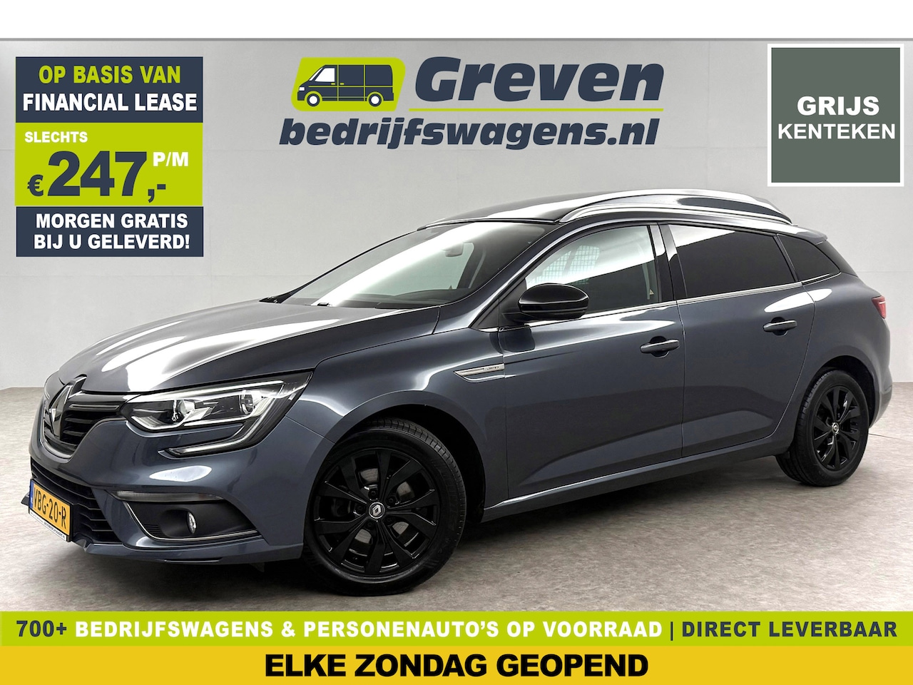Renault Mégane - Energy TCe Limited | VAN | Grijs kenteken | EMISSIEVRIJE ZONE | Clima Cruise Carplay Navi - AutoWereld.nl