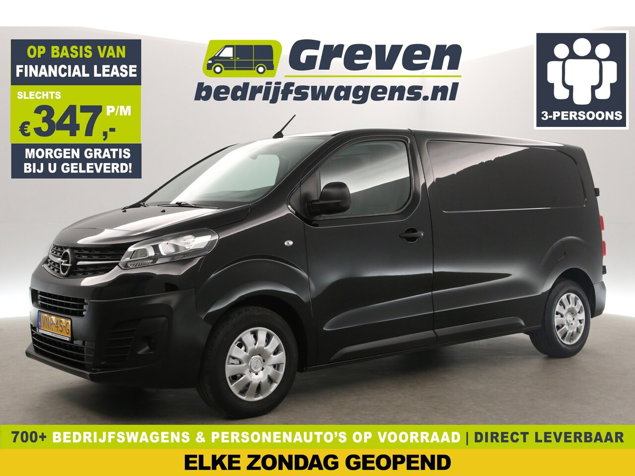 Opel Vivaro - 1.5 CDTI L2H1 Airco Cruise PDC 3 Persoons Elektrpakket Schuifdeur - AutoWereld.nl