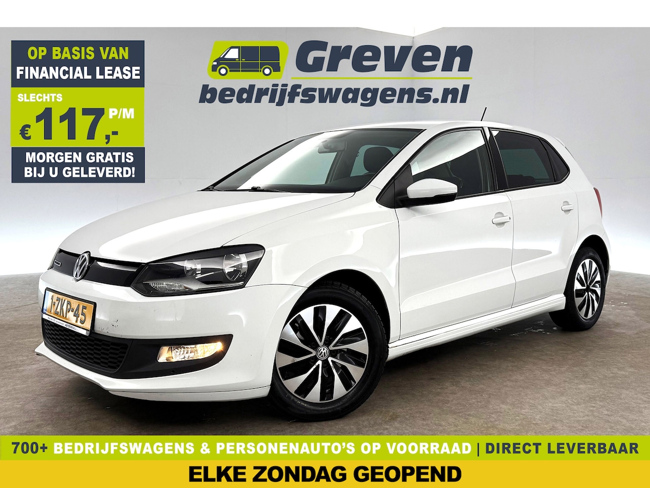 Volkswagen Polo - 1.4 TDI Airco Cruise Navigatie Bluetooth Elektrpakket 15"LMV - AutoWereld.nl