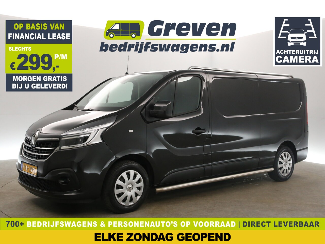 Renault Trafic - 2.0 dCi T29 L2H1 Airco Camera Cruise Navigatie LED PDC 3 Persoons Elektrpakket - AutoWereld.nl