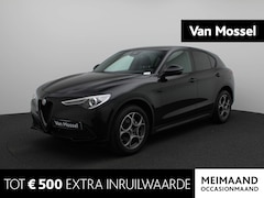 Alfa Romeo Stelvio - 2.0 T AWD Sprint | NAVIGATIE | ACHTERUITRIJCAMERA | HALF-LEDER | PARKEERSENSOREN V+A | ELE
