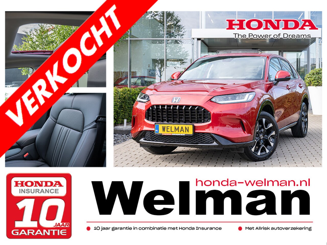Honda ZR-V - 2.0i e:HEV ADVANCE / LUXURY EDITION - AKTIE - NIEUW - FULL HYBRID - AUTOMAAT - AutoWereld.nl