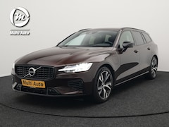 Volvo V60 - T6 Recharge AWD R-Design Plug In Hybrid PHEV | Trekhaak af Fabriek | Panodak | Lederen Spo