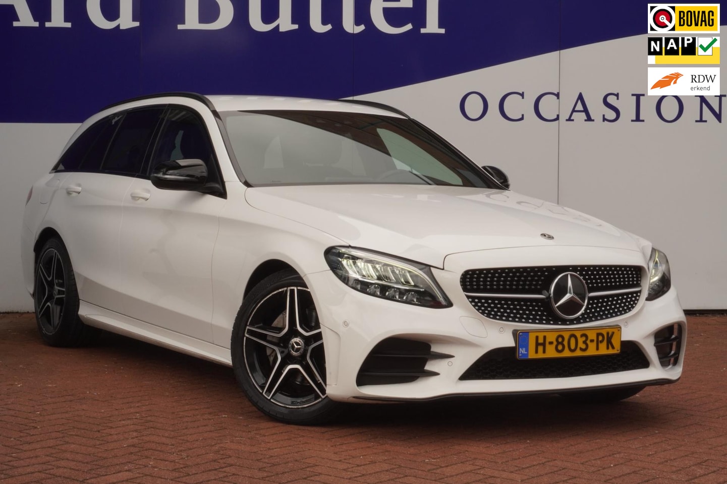 Mercedes-Benz C-klasse Estate - 200 Business Solution AMG+led+vitrual+navigatie+camera+elek-klep+leder+stoel-verw = SUPER - AutoWereld.nl