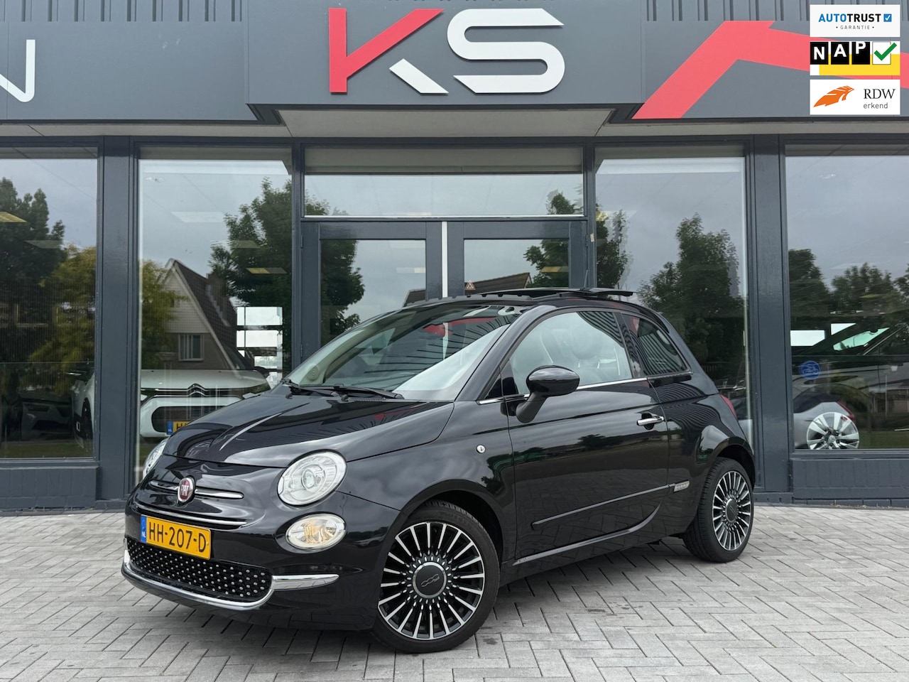 Fiat 500 - 0.9 TwinAir Turbo Lounge Pano Navi Xenon Leder - AutoWereld.nl