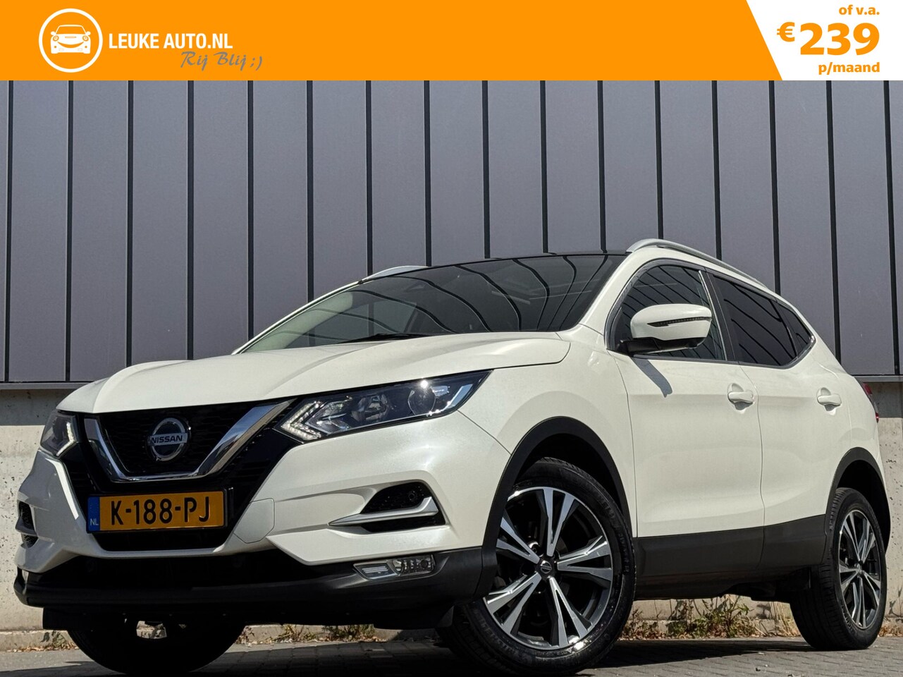 Nissan Qashqai - *VAKANTIEGELD DEAL!* 1.2 116PK Automaat N-Connecta Pano 360 Camera - AutoWereld.nl