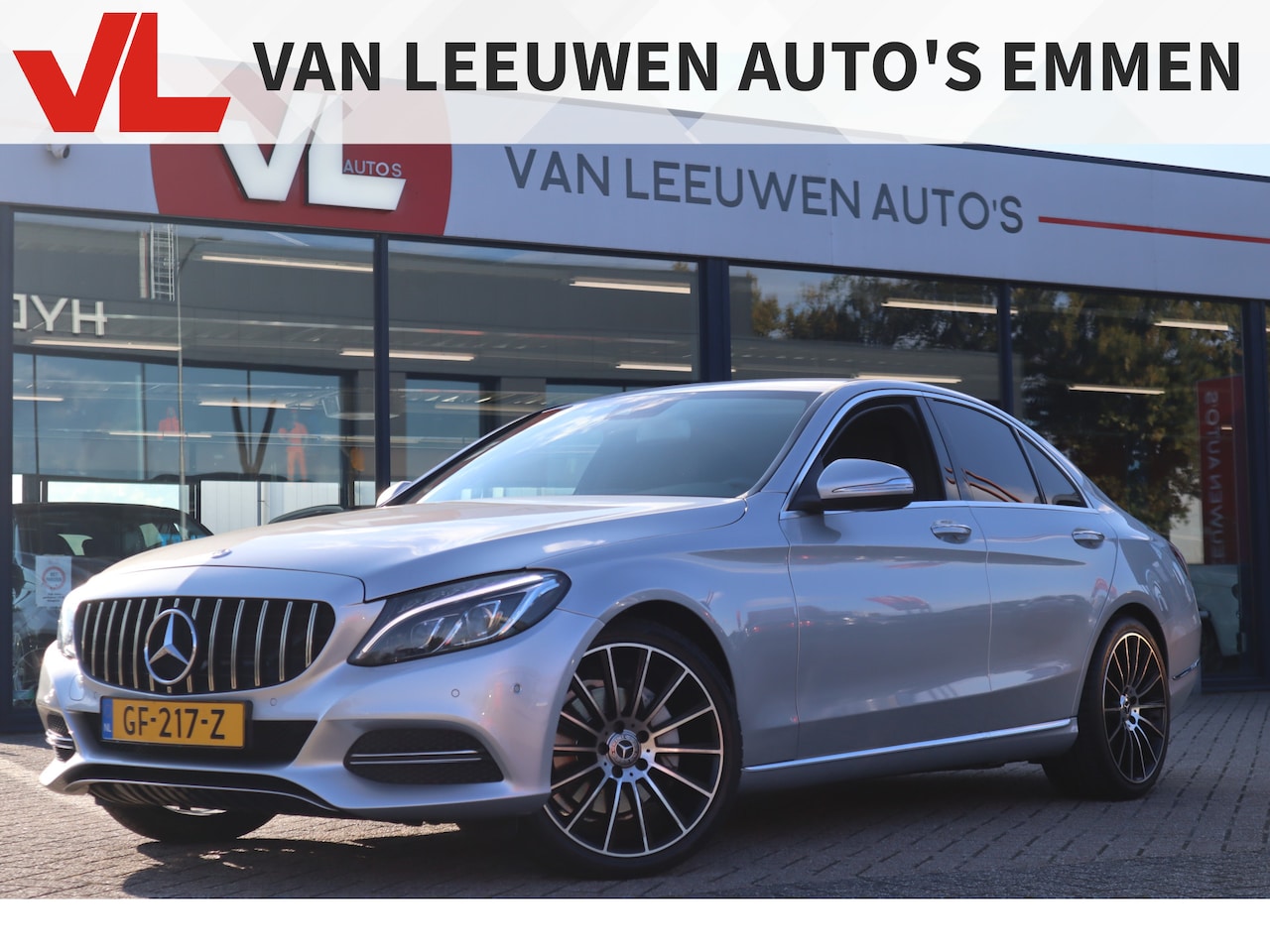 Mercedes-Benz C-klasse - 250 Ambition | Burmester | Luchtvering | Sfeerverlichting - AutoWereld.nl