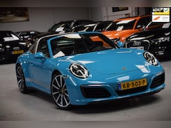 Porsche 911 Targa - 991.2 3.0 4 *Miami Blue* Navi|Matrix|Leder|Dealer onderhouden|Sport-Uitlaat