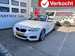 BMW 2-serie Cabrio - 220i M Sport Automaat|Navi|Leder|Lane-assist