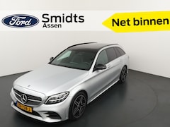 Mercedes-Benz C-klasse Estate - 180 Business Solution AMG | Trekhaak | Pano | 360° Camera | El. a. klep | 18" | Comf. stoe