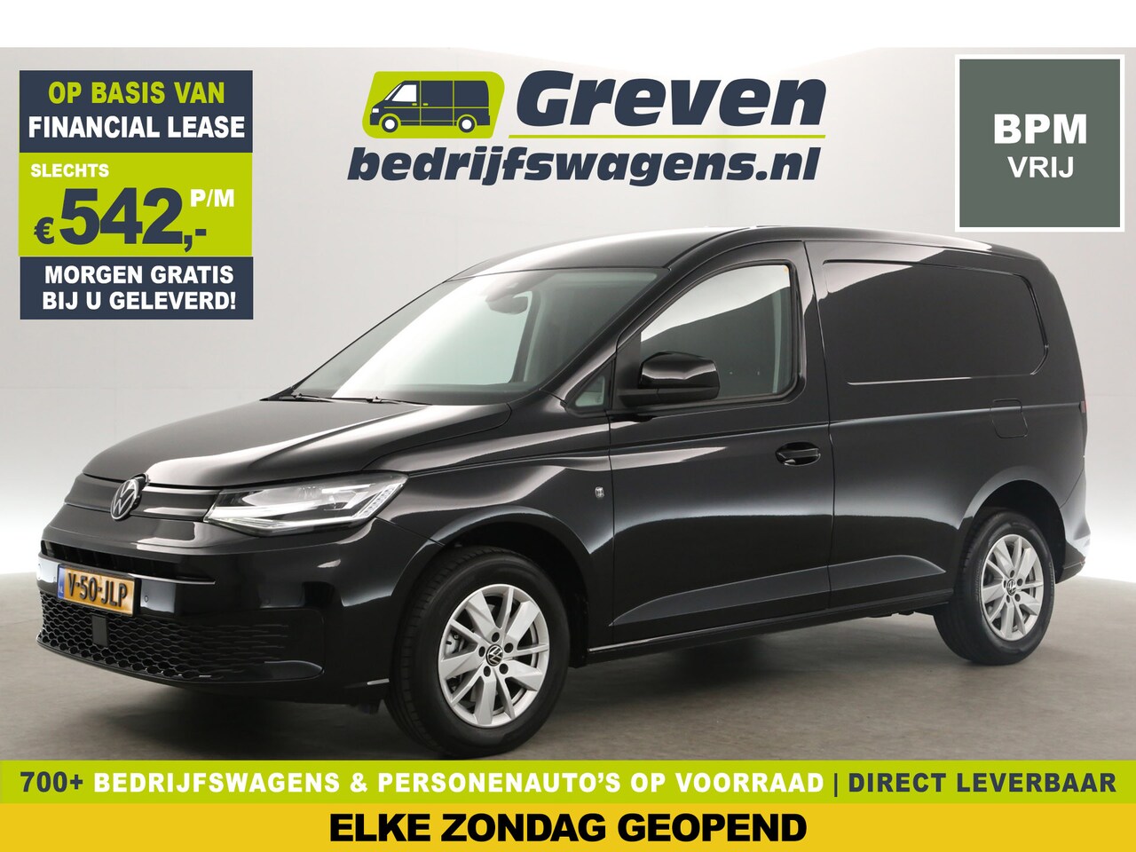 Volkswagen Caddy Cargo - 2.0 TDI Style L1H1 | NIEUW | BPM Vrij | 123PK DSG Automaat LED Airco Virtual Camera Carpla - AutoWereld.nl