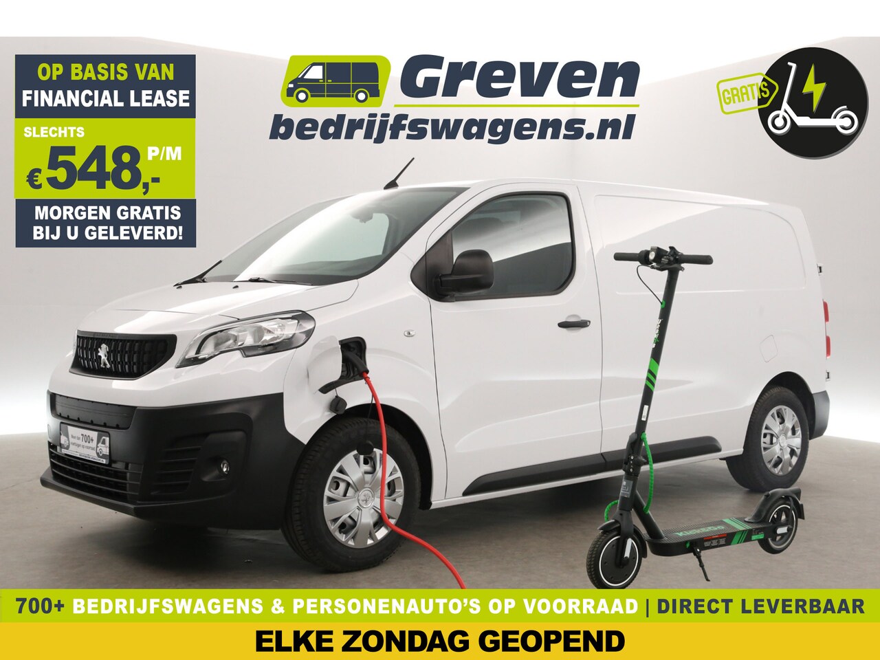 Peugeot e-Expert - L2H1 75 KW/H NIEUW | Gratis E-Step | EMISSIEVRIJE ZONE | Elektrisch Automaat Airco 360Came - AutoWereld.nl