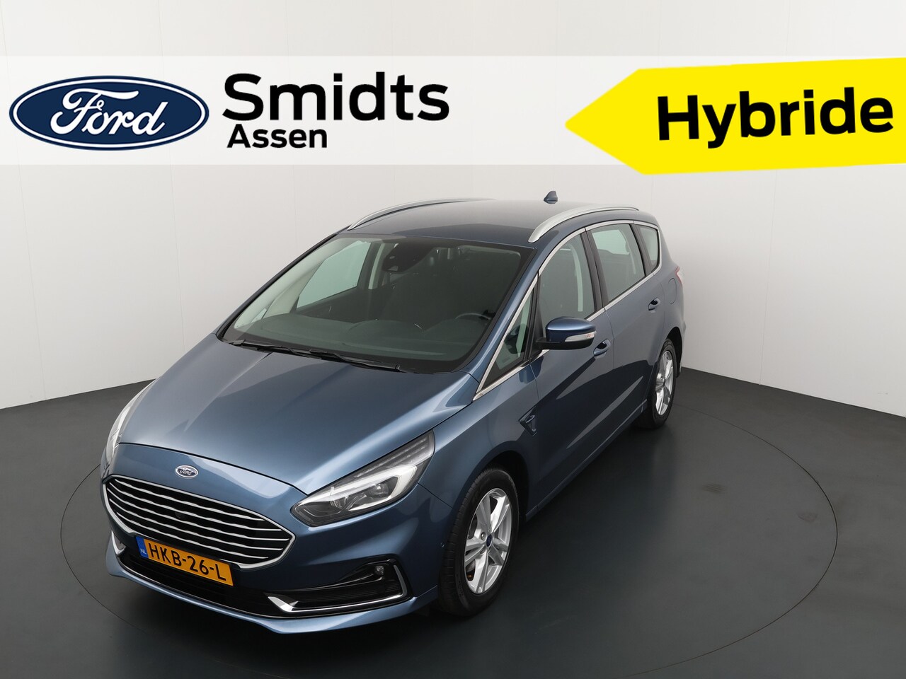 Ford S-Max - 2.5 HYBRID Titanium 7p. 190pk | Adaptieve Cruise | 7zits | 1.560 trekgewicht | Sync 3 Navi - AutoWereld.nl