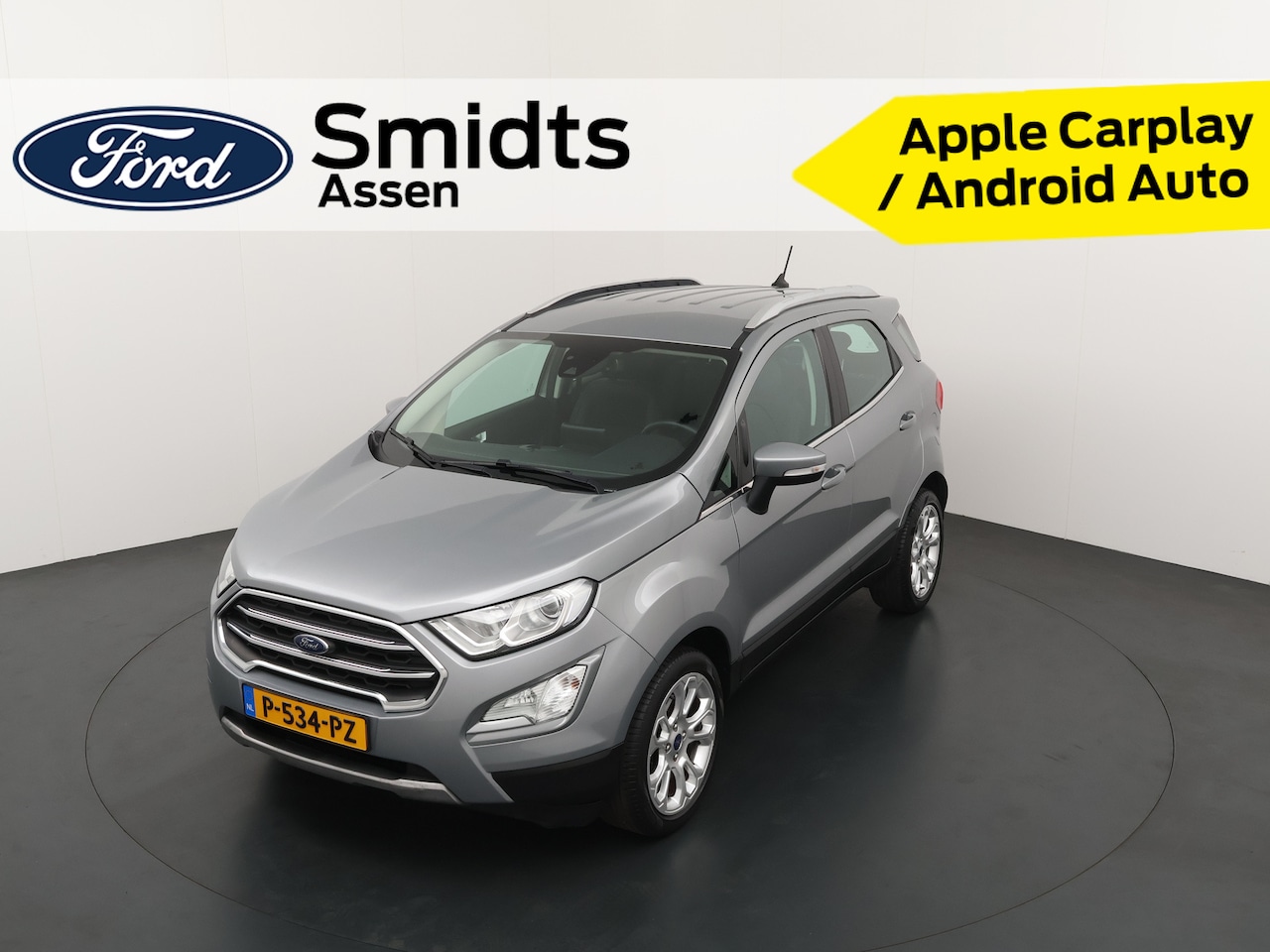 Ford EcoSport - 125PK EcoBoost Titanium | Half Leder | Clima | Hoge zit | Android auto / Apple Carplay  | - AutoWereld.nl