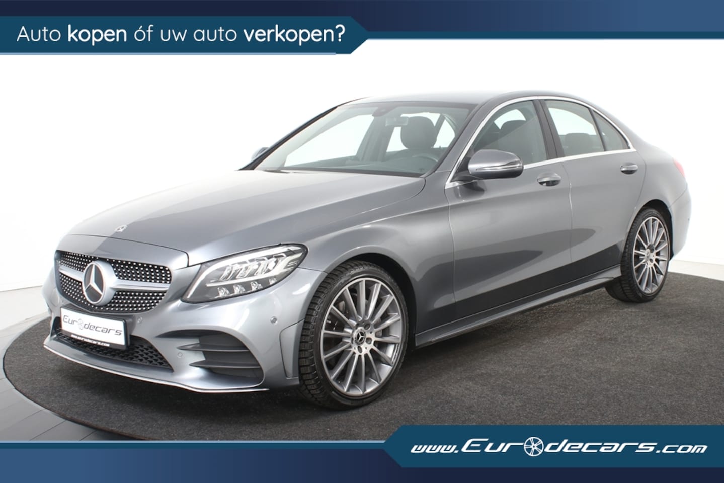 Mercedes-Benz C-klasse - 180 AMG Line *1ste eigenaar*Leer*2x AMG*Navigatie* - AutoWereld.nl