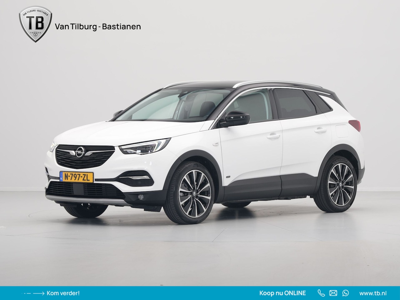 Opel Grandland X - 1.6 Turbo Hybrid4 300pk Innovation Navigatie Camera Elek. klep Keyless Carplay Side Assist - AutoWereld.nl