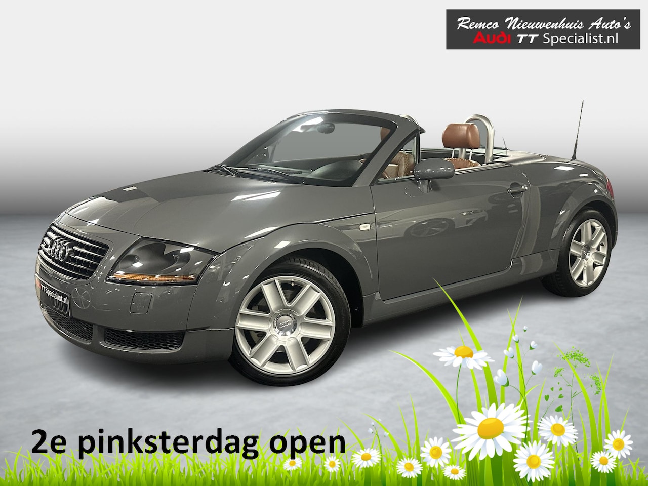 Audi TT Roadster - 1.8 5V Turbo quattro 225PK Nimbus grijs Base Ball leder Collecters Item - AutoWereld.nl