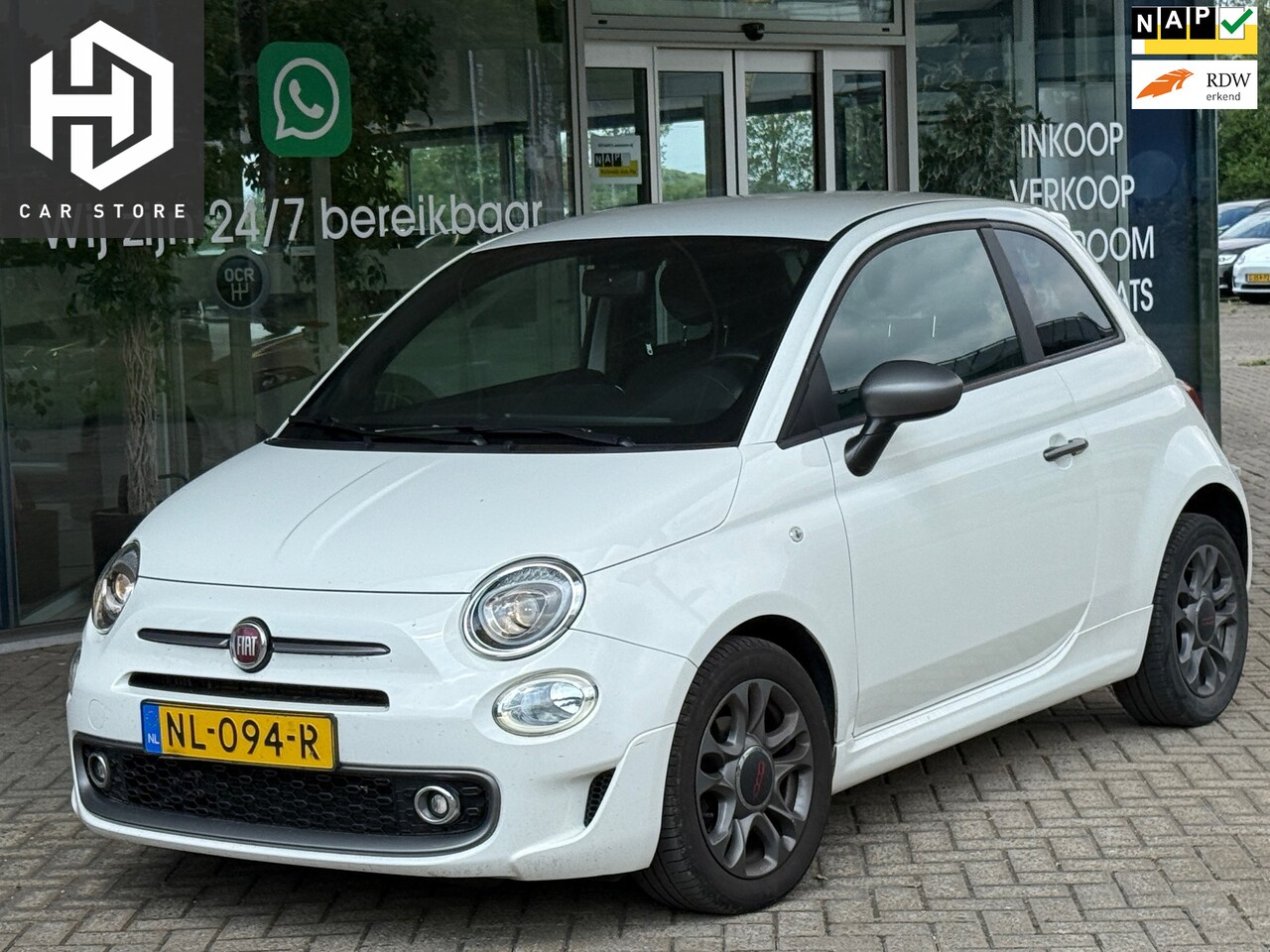 Fiat 500 - 0.9 TwinAir Turbo Sport Leder Sportstoelen - AutoWereld.nl