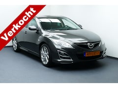 Mazda 6 - 6 2.5 170Pk GT-M. BOSE, Half Leer, Stoelverw, Navi, Clima, Cruise, 18"LMV, Xenon