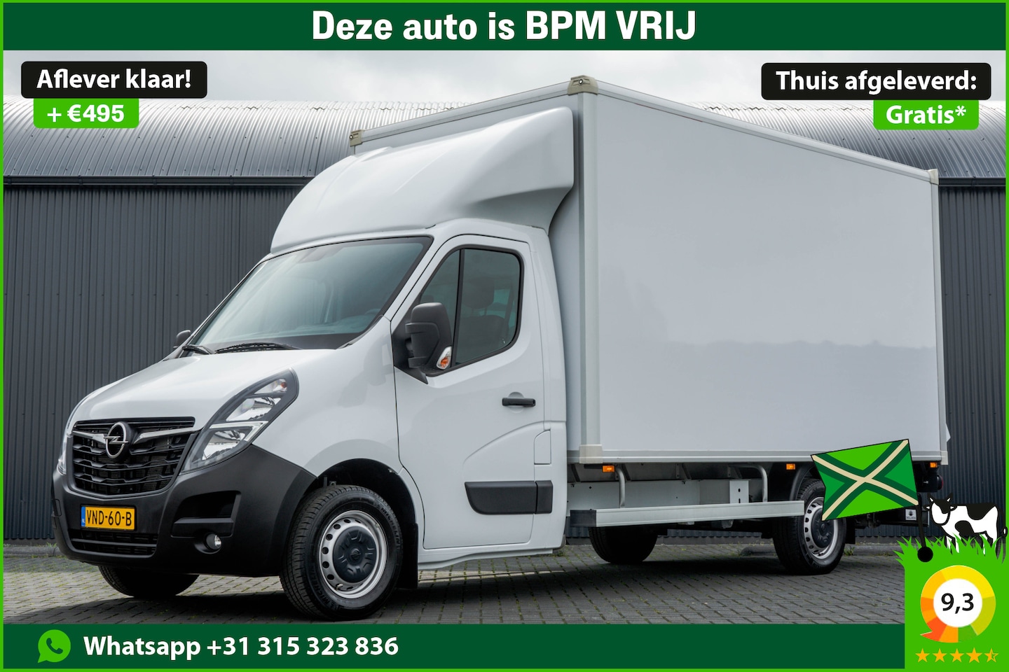 Opel Movano - **2.3 CDTI BiTurbo | Bakwagen met Laadklep | Euro 6 | 146 PK | A/C | Cruise | Navigatie | - AutoWereld.nl