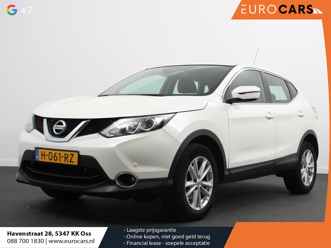Nissan Qashqai - 1.2 Acenta Connect Pack Navigatie Climate Control Parkeer sensoren Lichtmetalen velgen Cru - AutoWereld.nl