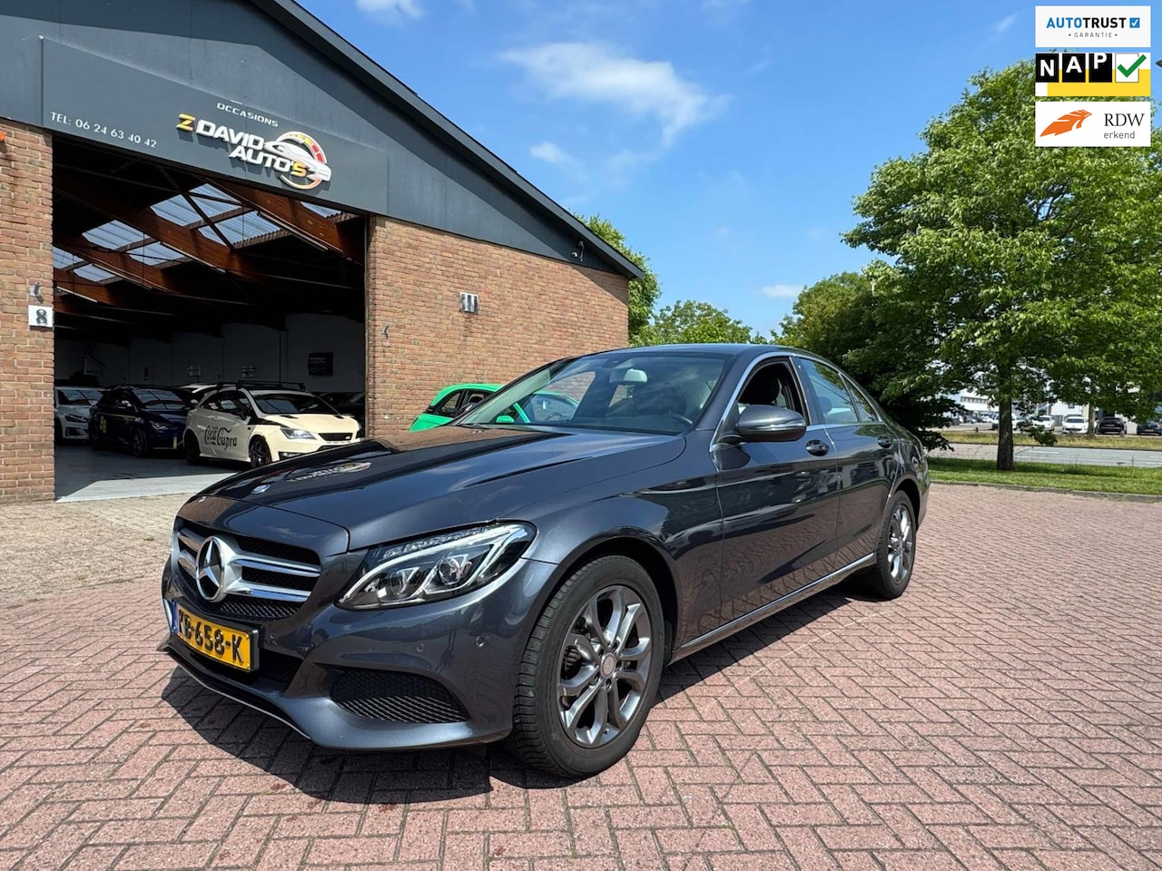 Mercedes-Benz C-klasse - 180 Ambition \ Automaat \ Leer \ Cam \stoelver - AutoWereld.nl