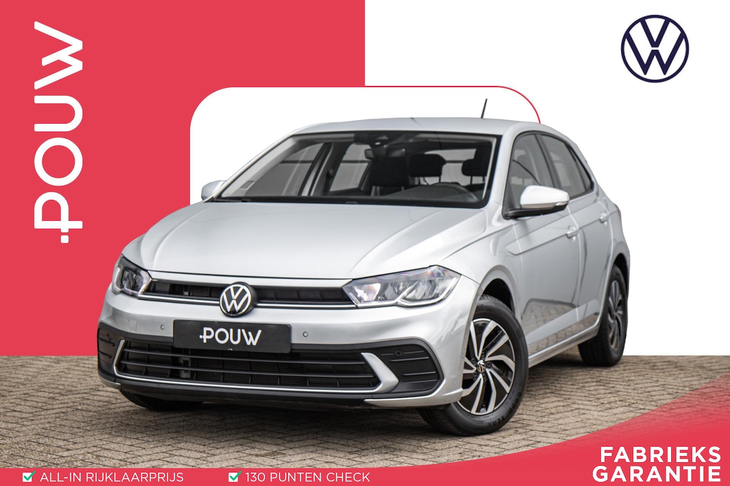 Volkswagen Polo - 1.0 TSI 95pk DSG Life Edition | Achteruitrijcamera | Adaptive Cruise | Apple Carplay/Andro - AutoWereld.nl