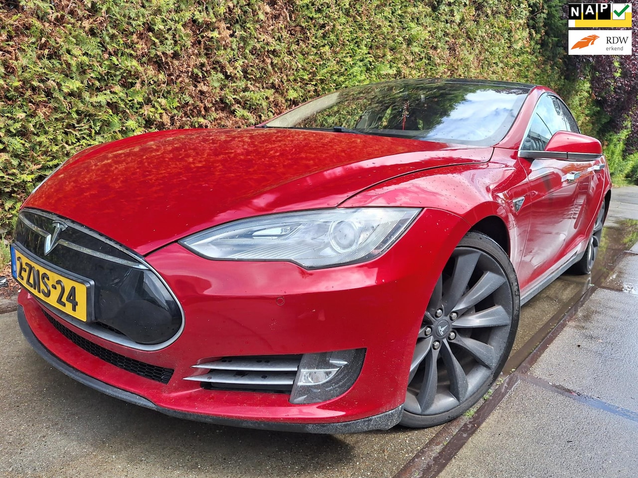 Tesla Model S - 85 Base (free supercharging) (accu is 60 procent) - AutoWereld.nl