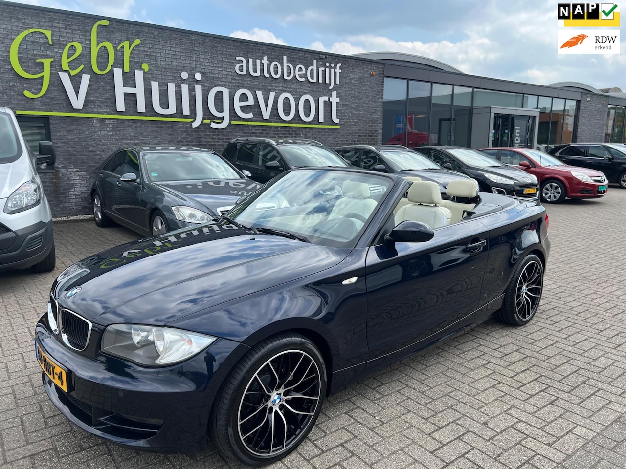 BMW 1-serie Cabrio - 118i Executive LEDEREN INTERIEUR - AutoWereld.nl