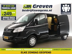 Ford Transit Custom - 2.0 TDCI L2H1 Airco Cruise Camera 2xSchuifdeur 3 Persoons PDC Elektrpakket Trekhaak