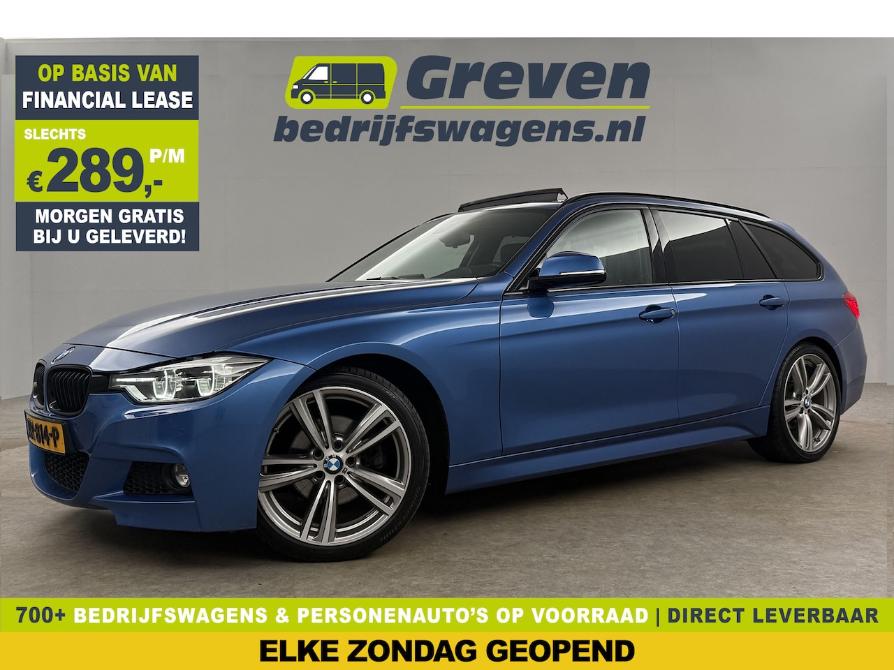 BMW 3-serie Touring - 320d High Executive M-Sport 191PK Pano Leder LED 19"LMV Clima Cruise Navi PDC Stoelverw. - AutoWereld.nl