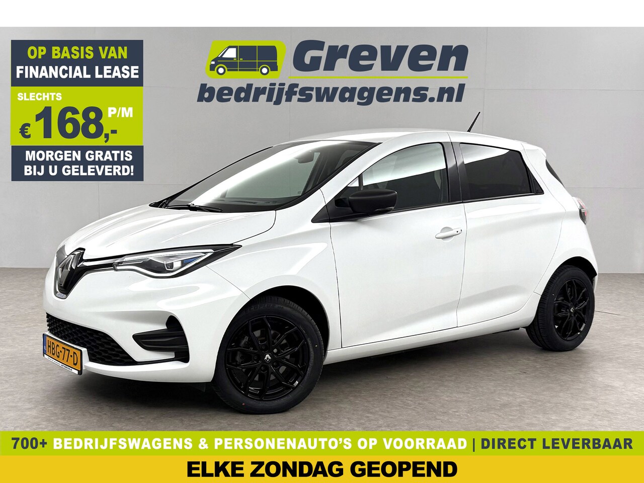 Renault Zoe - R110 Life 52 kWh | Huur Accu | Black pack 109PK Elektrisch Automaat Virtual Airco Carplay - AutoWereld.nl