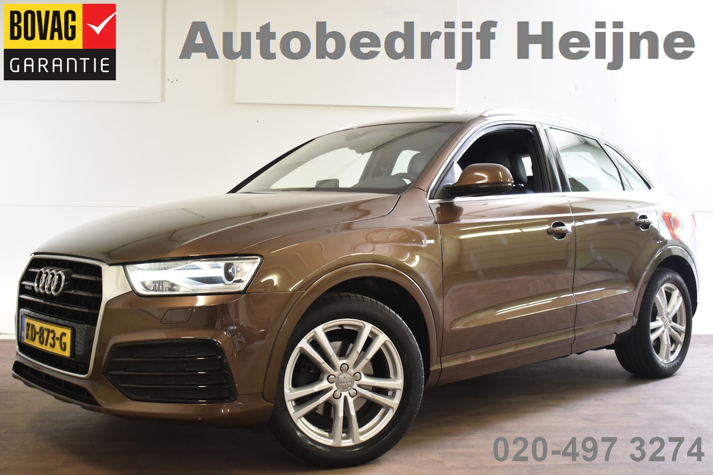 Audi Q3 - 2.0 TFSI 180PK QUATTRO S-LINE SPORT LEDER/PDC/NAVI - AutoWereld.nl