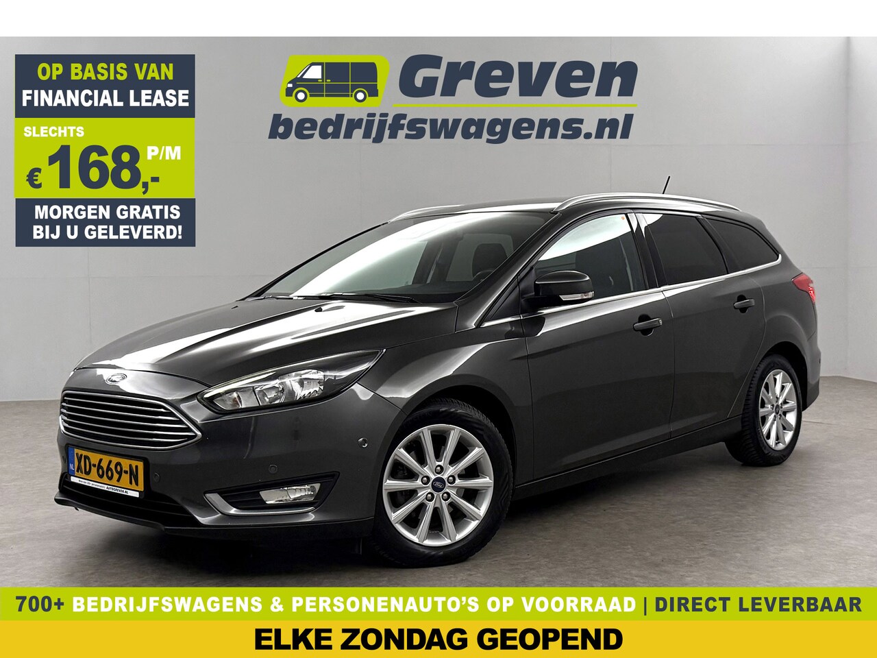 Ford Focus - 1.5 TDCI Titanium Clima Carplay Camera Cruise LED Trekhaak Navi PDC 16"LMV - AutoWereld.nl