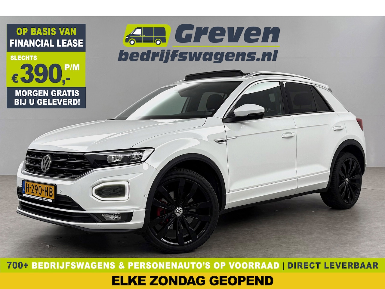 Volkswagen T-Roc - 1.5 TSI R-line DSG 150PK Pano LED Virtual Trekhaak ACC Camera Carplay Clima Navi 19"LMV - AutoWereld.nl