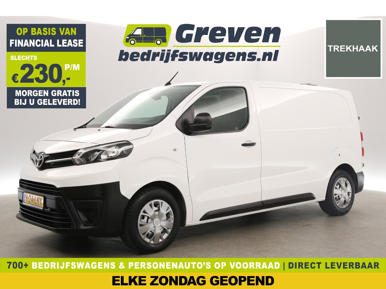 Toyota ProAce - 1.5 D-4D L2H1 Airco Cruise 3 Persoons Stoelverw. Elektrpakket Trekhaak - AutoWereld.nl