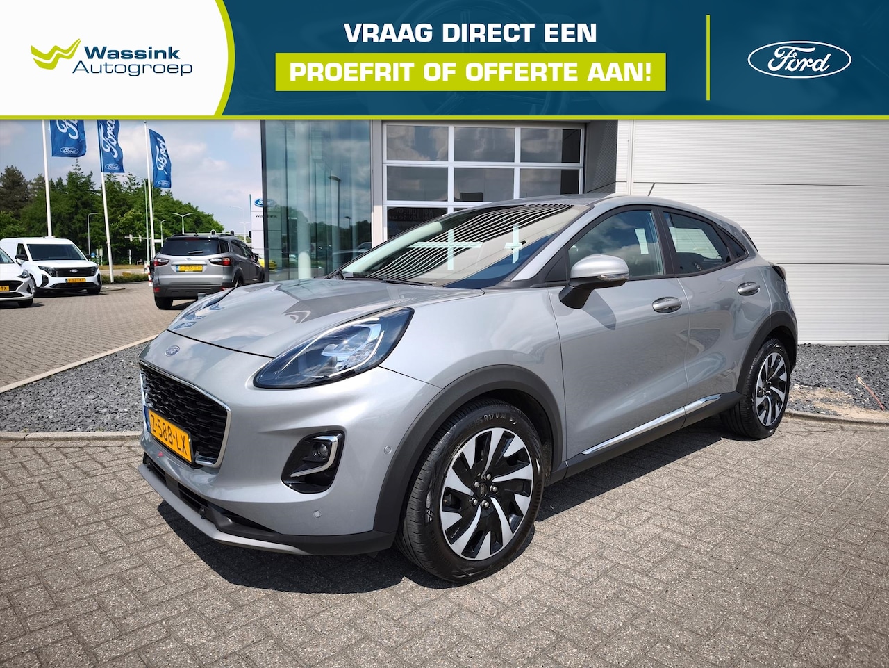 Ford Puma - 1.0i Ecoboost Hybrid 125pk Titanium | Camera | Navigatie | Winter pack - AutoWereld.nl