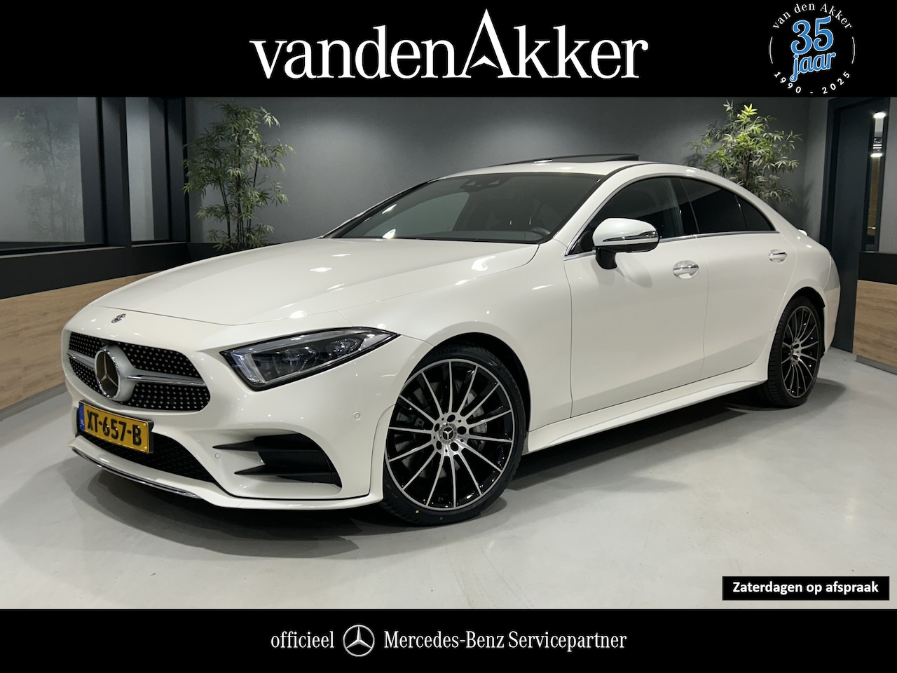 Mercedes-Benz CLS-klasse - 450 4Matic AMG // Burmester // 360 Camera // Sunroof // Trekhaak // 20 inch // Designo Whi - AutoWereld.nl