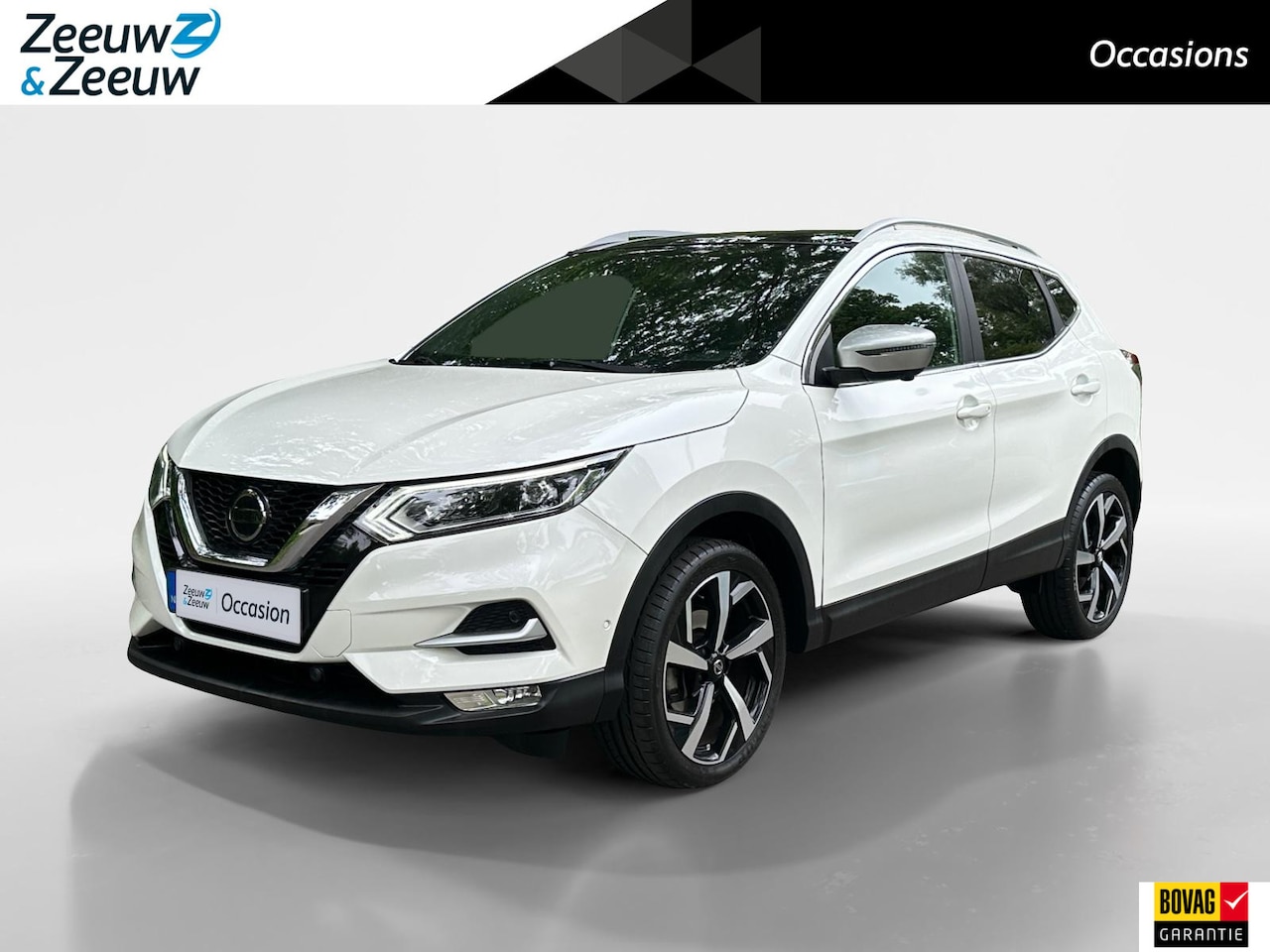 Nissan Qashqai - 1.2 Tekna + | perfecte gezinswagen | bomvol opties | pano dak | stoelverwarming | 360 grad - AutoWereld.nl